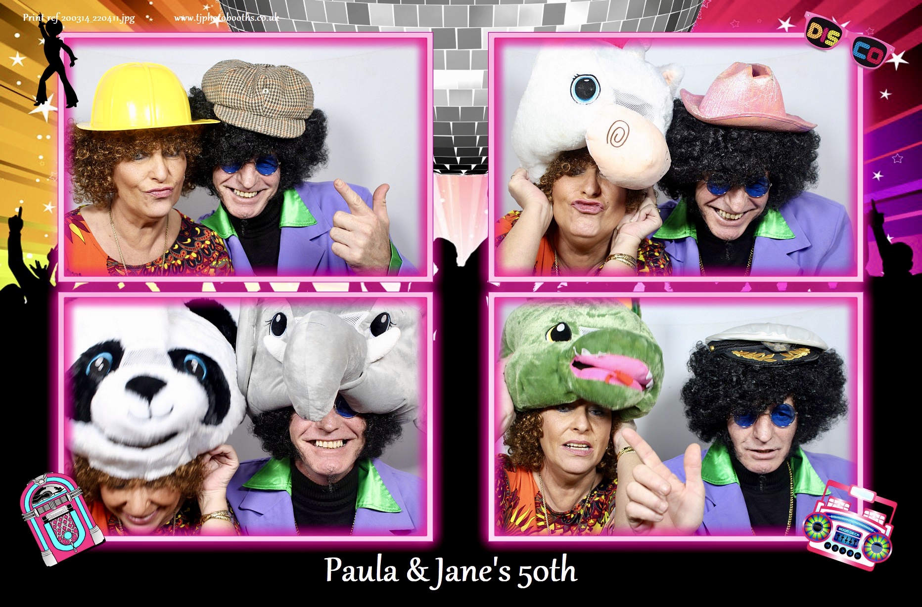 Paula & Jane's 50th | View more photos from the event at gallery.tjphotobooths.co.uk/u/TJPhotobooths/Paula-Janes-50th
